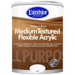 EXCELSIOR PAINT / All Purpose Medium Textures Flexible Acrylic Cement Haze Paint 5ltr / TF CH 5LTR EXCELSIOR PAINT / All Purpose Medium Textures Flexible Acrylic Cement Haze Paint 5ltr / TF CH 5LTR