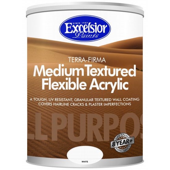 EXCELSIOR PAINT / All Purpose Medium Textures Flexible Acrylic Charcoal Grey Paint 5ltr / TF CG 5LTR