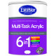 EXCELSIOR PAINT / Trade Decorators Multi-Task Acrylic 6-in-1 Bamboo Cream Paint 20ltr / TD MT BC 20LTR