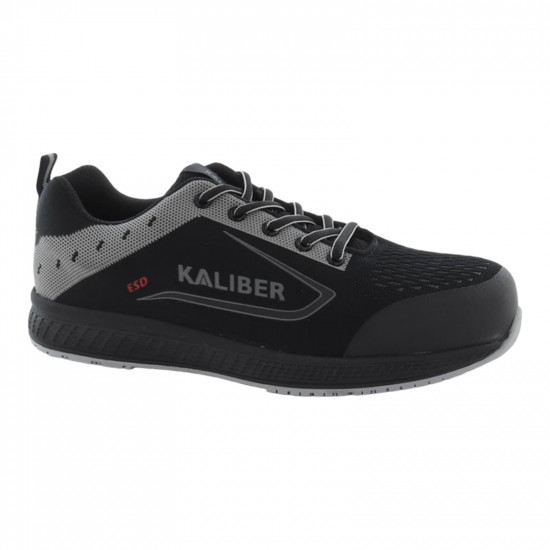 KALIBER / Disruptor Safety Shoe Black/Grey, Size 5 / SFT001401005