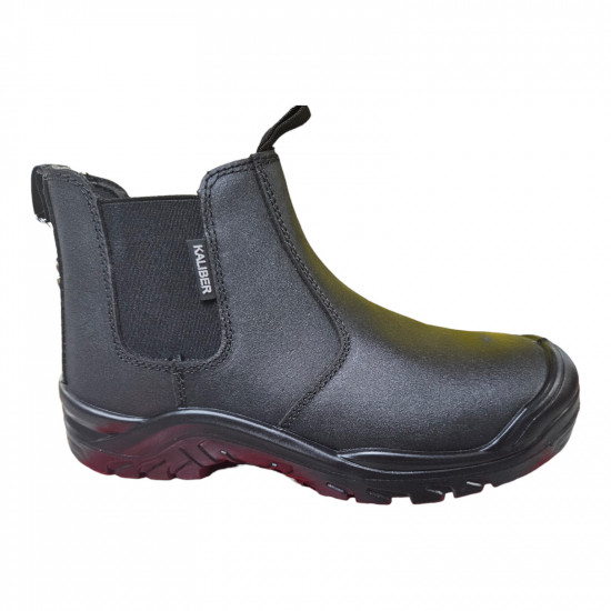 KALIBER / Utility (Entry Level Chelsea) Safety Boot Black, Size 12 / SFT007402012