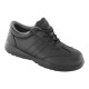 KALIBER / CELESTE LO Ladies Genuine Leather Lace Up Safety Shoe Black, Size 5