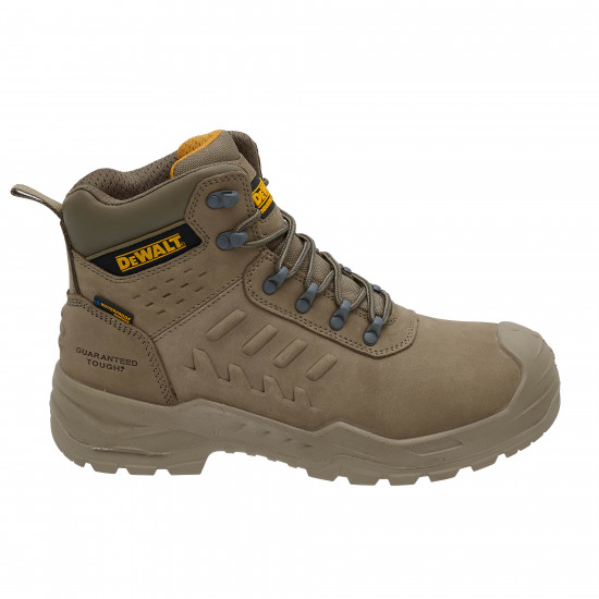 DEWALT / Livingstone Leather Waterproof Mens Safety Boot, Stone, Size 6
