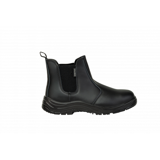 KALIBER / CHESLYN Genuine Leather Anti-Penetration Safety Boot Black, Size 9