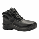 KALIBER / HAWK Full Grain Leather Safety Boot Black, Size 6