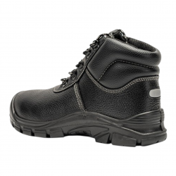 KALIBER / HAWK Full Grain Leather Safety Boot Black, Size 11