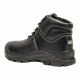 KALIBER / HAWK Full Grain Leather Safety Boot Black, Size 6