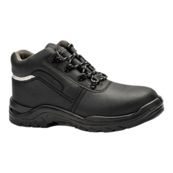 KALIBER / RAPTOR EX Genuine Leather Safety Boot Black, Size 7