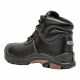KALIBER / VOLCANO Full Grain Leather Safety Boot Black. Size 10