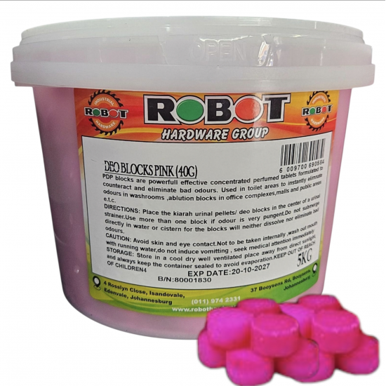 RIS-CLEANING / Deo Blocks Pink, 1kg / BC651