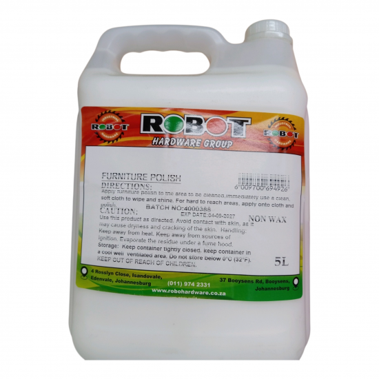 RIS-CLEANING / Furniture Polish Non-Wax, 5ltr