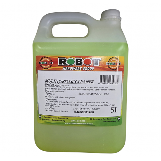 RIS-CLEANING / Multi-Purpose Floor Cleaner, Yellow 5ltr