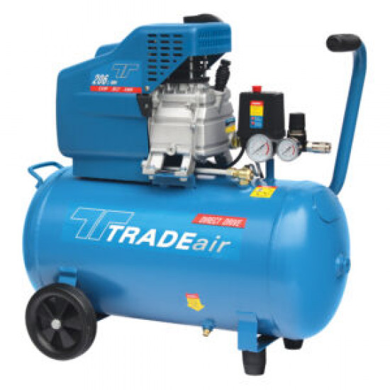 TRADEair / 50L 1.5kW Lubricated Compressor Direct Drive 2HP / MCFRC102A