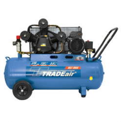 TRADEair / 150L 2.2kW Lubricated Cast Iron W-Head Compressor Belt Driven 3HP / MCFRC228 TRADEair / 150L 2.2kW Lubricated Cast Iron W-Head Compressor Belt Driven 3HP / MCFRC228