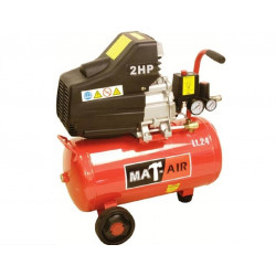 COMPRESSOR MATAIR 1.5KW 2HP 24L 220V DD AIR2000  COMPRESSOR MATAIR 1.5KW 2HP 24L 220V DD AIR2000