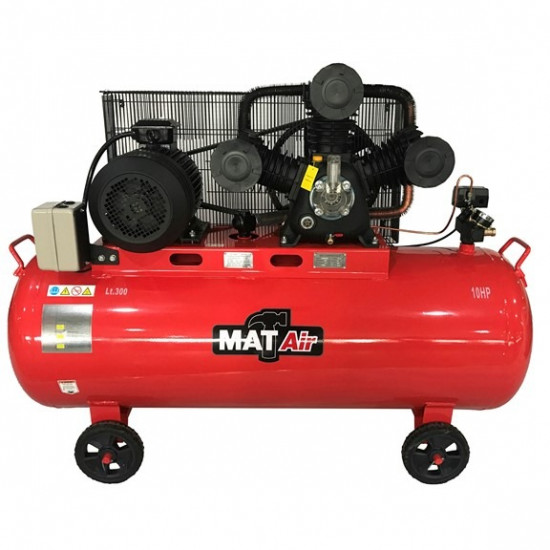 MATAIR Compressor 300 Litre Single Stage 7.5KW 10HP 380v Belt-Drive AIR2200