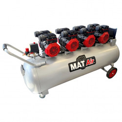 MATAIR Compressor 150 Litre Silent Oil-Free 3KW 4HP 220v 4-Stage Direct-Drive AIR3070