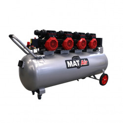 MATAIR Compressor 200 Litre Silent Oil-Free 3KW 4HP 220v 4-Stage Direct-Drive AIR3090