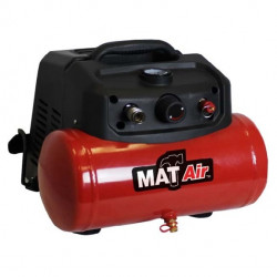 MATAIR Compressor Mini 6 Litre Oil-Free 1.1KW 1.5HP 220v Direct-Drive AIR3150