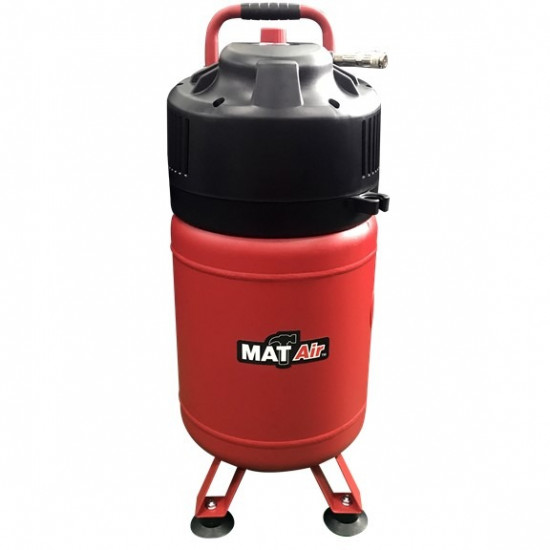 MATAIR Compressor 30 Litre Vertical Oil-Free 1.5KW 2HP 220v Direct-Drive AIR3200