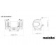 METABO / Bench Grinder 370W 150mm / DS 150 M (604150000)