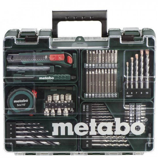 METABO / Cordless Hammer Drill Mobile Workshop Set 18v includes Batteries and Charger in Plastic Carry Case / SB 18 L MOBILE WORKSHOP (602317870)