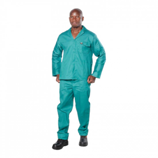 SAFETY-PPE / Standard 80/20 Conti 2-Piece Suit, Emerald Green, Size 42 / 4101042EG