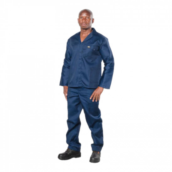 SAFETY-PPE / Standard 80/20 Conti 2-Piece Suit, Navy Blue, Size 34 / 4101034NB
