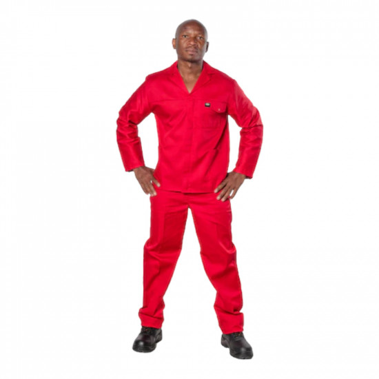 SAFETY-PPE / Standard 80/20 Conti 2-Piece Suit, Red, Size 42 / 4101042RD