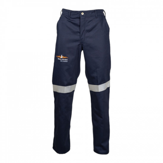 SAFETY-PPE / Continental D59 Blaze Navy Blue Trousers, Flame Retardant & Acid Resistant, Size 28 / 41090NV28
