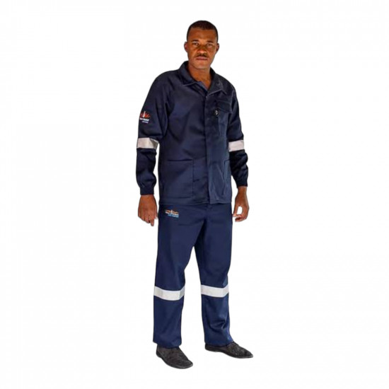 SAFETY-PPE / Continental D59 Blaze Navy Blue Trousers, Flame Retardant & Acid Resistant, Size 28 / 41090NV28