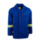 SAFETY-PPE / Premium J54 100% Cotton Conti Suit, Royal Blue, Jacket, Reflective Tape, Size 52 / 20015RBRJ52