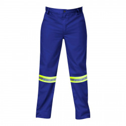 SAFETY-PPE / Premium J54 100% Cotton Conti Suit, Royal Blue, Trousers, Reflective Tape, Size 32 / 20015RBRT32 SAFETY-PPE / Premium J54 100% Cotton Conti Suit, Royal Blue, Trousers, Reflective Tape, Size 32 / 20015RBRT32