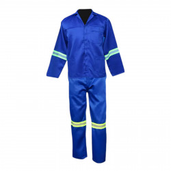 SAFETY-PPE / Premium J54 100% Cotton Conti Suit, Royal Blue, Jacket, Reflective Tape, Size 30 / 20015RBRJ30 SAFETY-PPE / Premium J54 100% Cotton Conti Suit, Royal Blue, Jacket, Reflective Tape, Size 30 / 20015RBRJ30