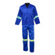 SAFETY-PPE / Premium J54 100% Cotton Conti Suit, Royal Blue, Trousers, Reflective Tape, Size 42 / 20015RBRT42