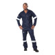 SAFETY-CLOTHING / Continental D59 SABS Navy Blue Trousers, Size 48, Flame Retardant & Acid Resistant / 90060NV48