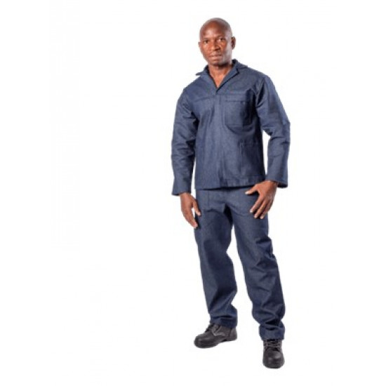 SAFETY-PPE / Standard Denim 2-Piece Conti Suit, Size 56 / 44017IB56