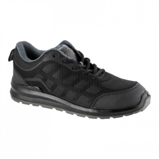 KALIBER / Velocity LO Safety Shoe Black, Size 4 / SFT007110404