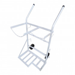RIS-TROLLEYS / Oxy-LPG Heavy Duty Double Gas Cylinder Bottle Welding Trolley
