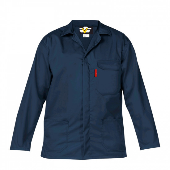 SAFETY-PPE / Premium J54 100% Cotton Conti Suit, Navy Blue, Jacket, Size 32 / 20012NBJ32