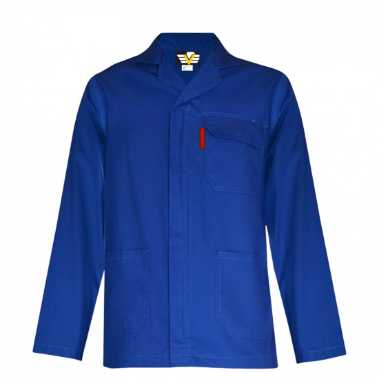 SAFETY-PPE / Premium J54 100% Cotton Conti Suit, Royal Blue, Jacket, Size 52 / 20015RBJ52