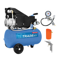 TRADEair / 24L Hobby Air Compressor, Direct Drive 1.5HP  / MCFRC115 TRADEair / 24L Hobby Air Compressor, Direct Drive 1.5HP  / MCFRC115