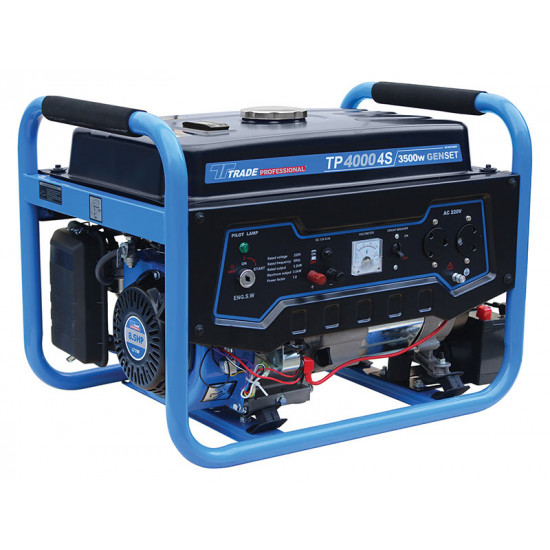 TRADE PROFESSIONAL / TP4000 4S 3.5kVA 8.5HP Petrol Generator / MCOG704EW