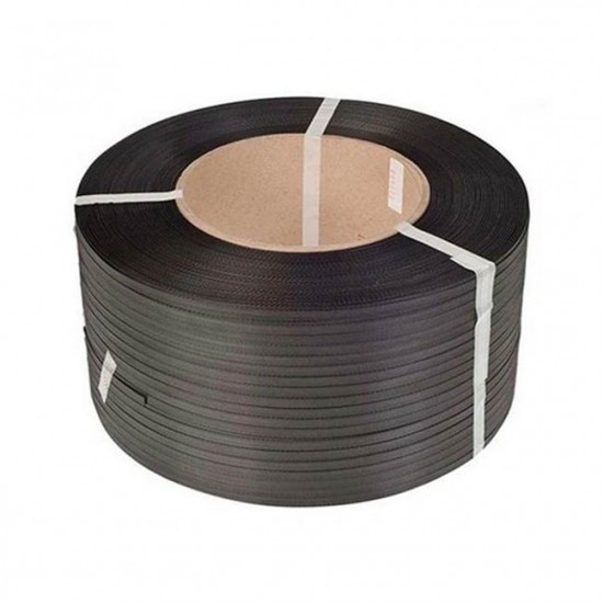 RIS-PACKAGING / Polypropylene Hand Strapping Heavy Duty 15mmx1000m Black (+/- 215kg) / PP815-1000HD