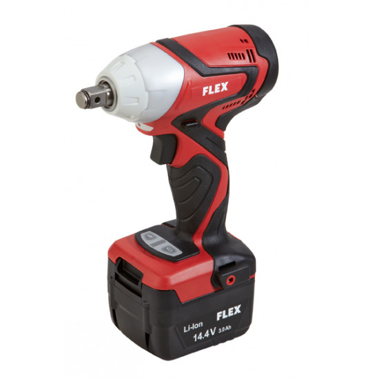 FLEX / Impact Wrench 14.4V, 1/2, 2x3.0Ah Batteries in Carry Case / AID 14.4 1/2 