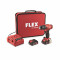 FLEX / 2-Speed Cordless Drill Driver 10.8V  Light Duty Set, 2x2. 5Ah Battery, Charger, in Carry Case / DD 2G 10.8 - LD