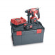 FLEX / Cordless Rotary Hammer Drill 18V 20MM Set , 2x5.0Ah Batteries, I-Charger, in Carry Case / CHE 18.0-EC/5.0 SET