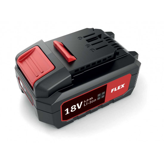FLEX / 2 Speed Heavy Duty Impact Drill 18V Set Kit, includes 2x5.0Ah Batteries and Intelligent Charger in Carry Case / PD 2G 18.0-EC FS55 
