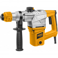 INGCO / Rotary Hammer 1050 Watt, SDS & Chuck System, No-Load Speed 900rpm, Includes 3 Drill Bits, 2 Chisels & 1 Set Carbon Brushes / RH10508
