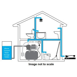 TRADE PROFESSIONAL / 800W 20ltr Water Pressure Booster System / MCOP1402